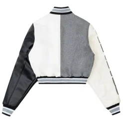 All Star Crop Varsity Jacket
