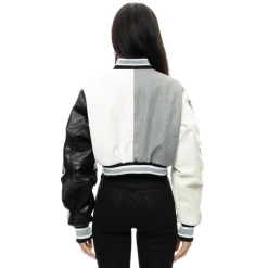 All Star Crop Varsity Jacket