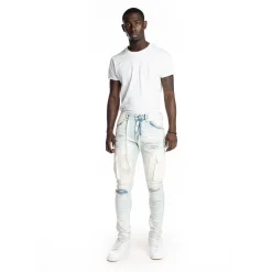 Belted Cargo Fashion Jeans
