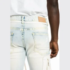 Belted Cargo Fashion Jeans
