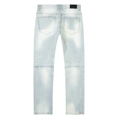 Big & Tall - Distressed Rip & Repair Slim Tapered Denim Jeans
