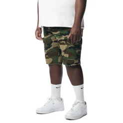 Big & Tall - Garment Washed Twill Cargo Shorts