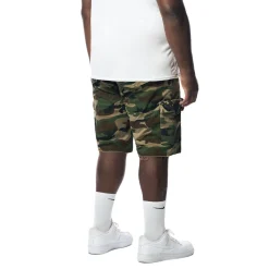 Big & Tall - Garment Washed Twill Cargo Shorts