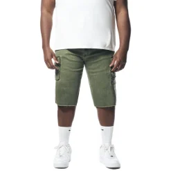 Big & Tall - Pigment Dyed Twill Utility Shorts