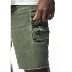 Big & Tall - Pigment Dyed Twill Utility Shorts
