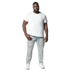 Big & Tall - Tattoo Slim Fit Denim Jeans