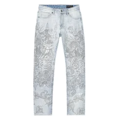 Big & Tall - Tattoo Slim Fit Denim Jeans