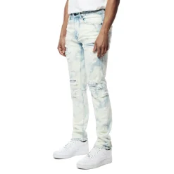 Bleach Washed Rip & Repaired Jeans