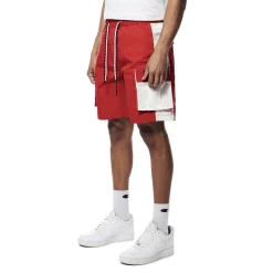 Colorblock Utility Windbreaker Shorts