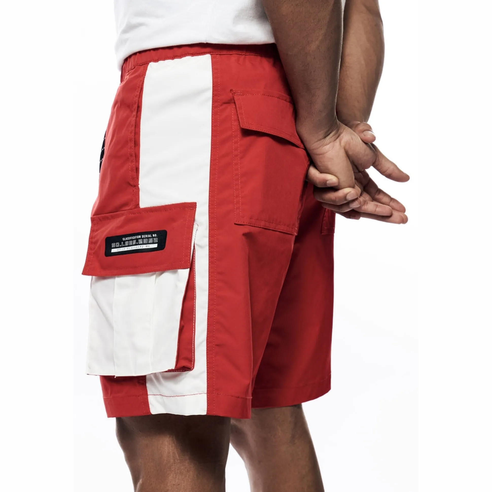 Colorblock Utility Windbreaker Shorts