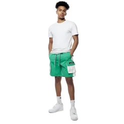 Colorblock Utility Windbreaker Shorts