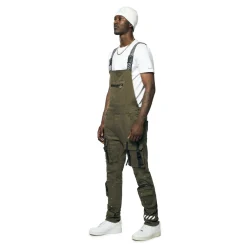 3D Pocket Utility Fashion Overalls