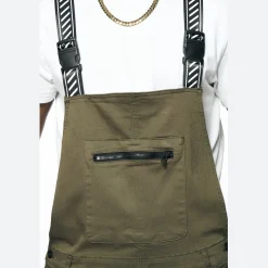 3D Pocket Utility Fashion Overalls