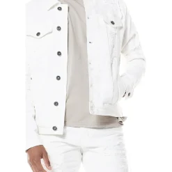 Distressed Rip & Repair Denim Jacket
