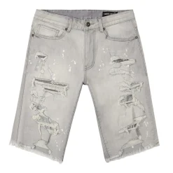 Distressed Rip & Repair Denim Shorts