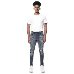 Distressed Rip & Repair Super Skinny Denim Jeans