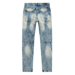 Double Layered Heavy Rip & Repair Jeans