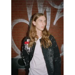 Graphic Patched Fashion Jeans