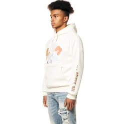 Graphic Pullover Fleece Hoodie