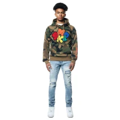 Graphic Pullover Fleece Hoodie