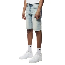 Gun Shot & Grinding Effects Jean Shorts