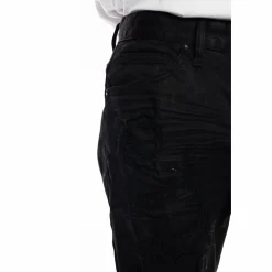 Heavy Rip & Repair Denim Shorts