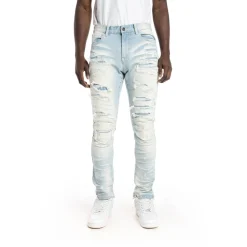 Heavy Rip & Repair Fashion Jeans