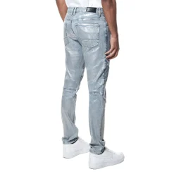 Iridescent Moto Jeans