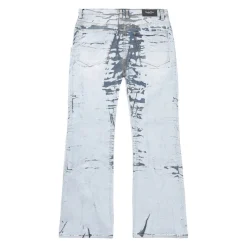 Matt Foil Denim Pants