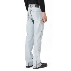 Matt Foil Denim Pants
