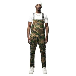 Multi Cargo Fashion Twill Overalls