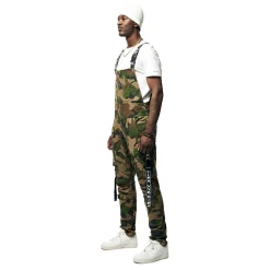 Multi Cargo Fashion Twill Overalls