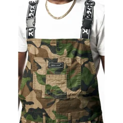Multi Cargo Fashion Twill Overalls