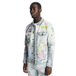Multi Color Fashion Denim Jacket
