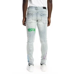 Multi Color Fashion Jeans