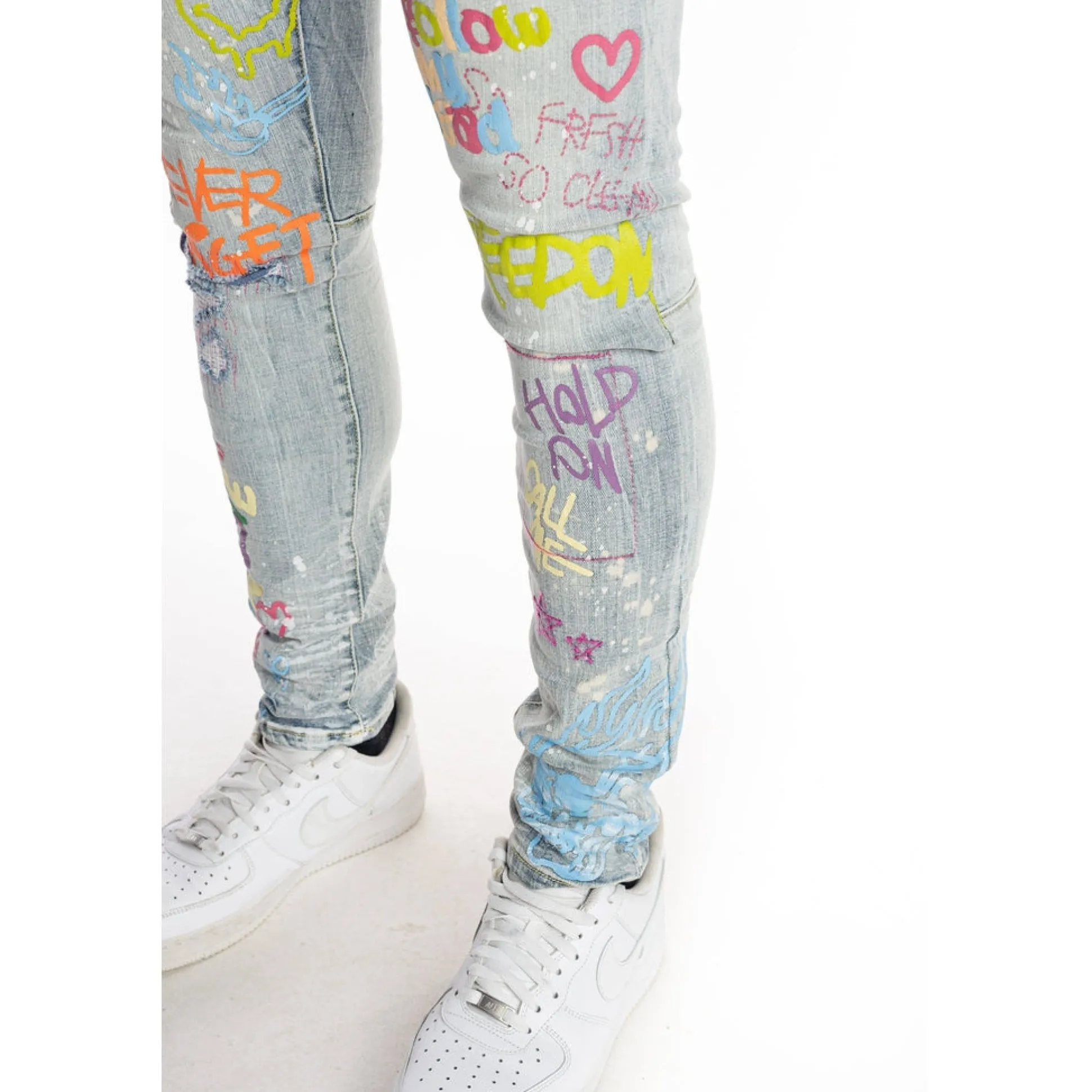 Multi Color Fashion Jeans