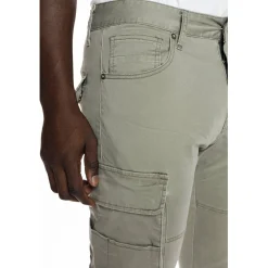Multipocket Cargo Twill Pants