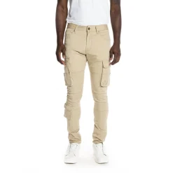 Multipocket Cargo Twill Pants