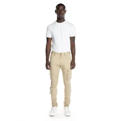 Multipocket Cargo Twill Pants