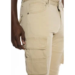 Multipocket Cargo Twill Pants