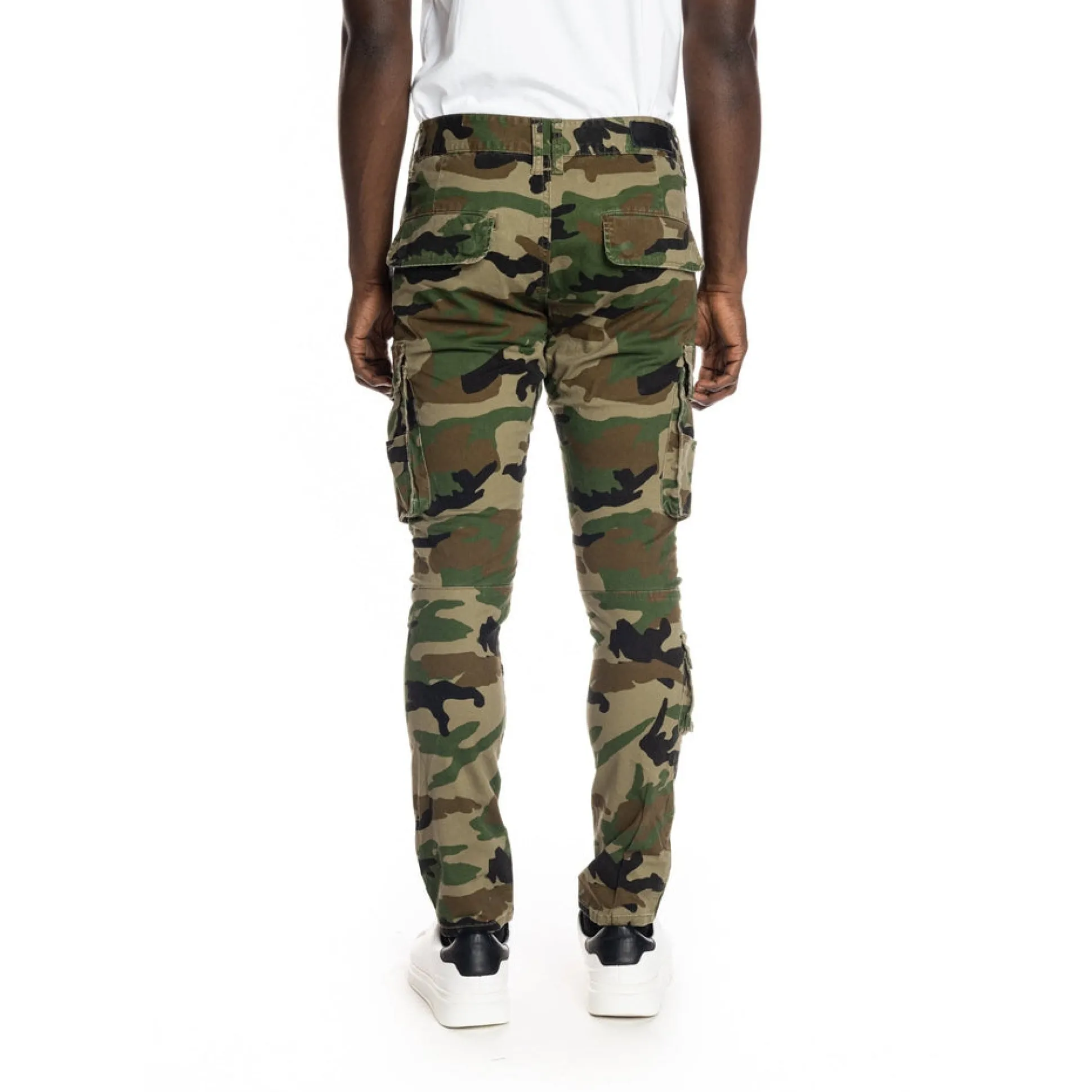 Multipocket Cargo Twill Pants