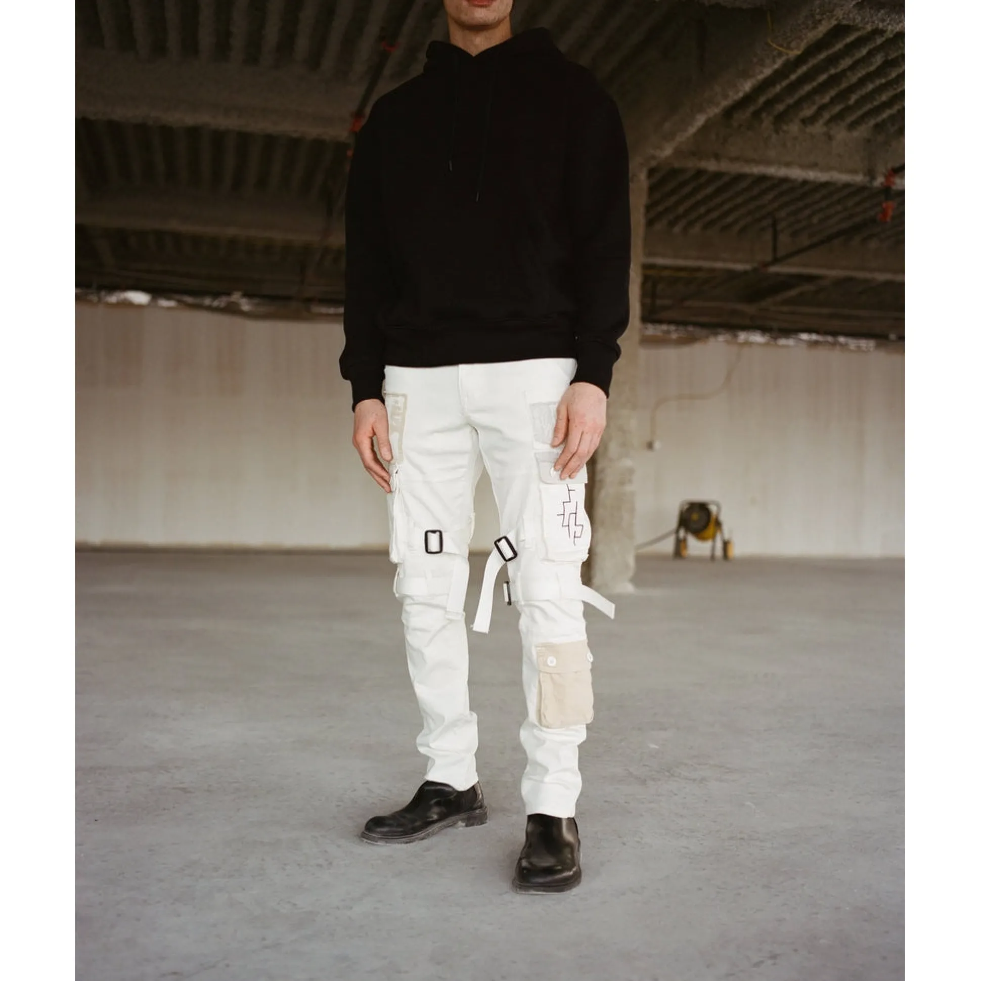 Multipocket Twill Fashion Utility Pants