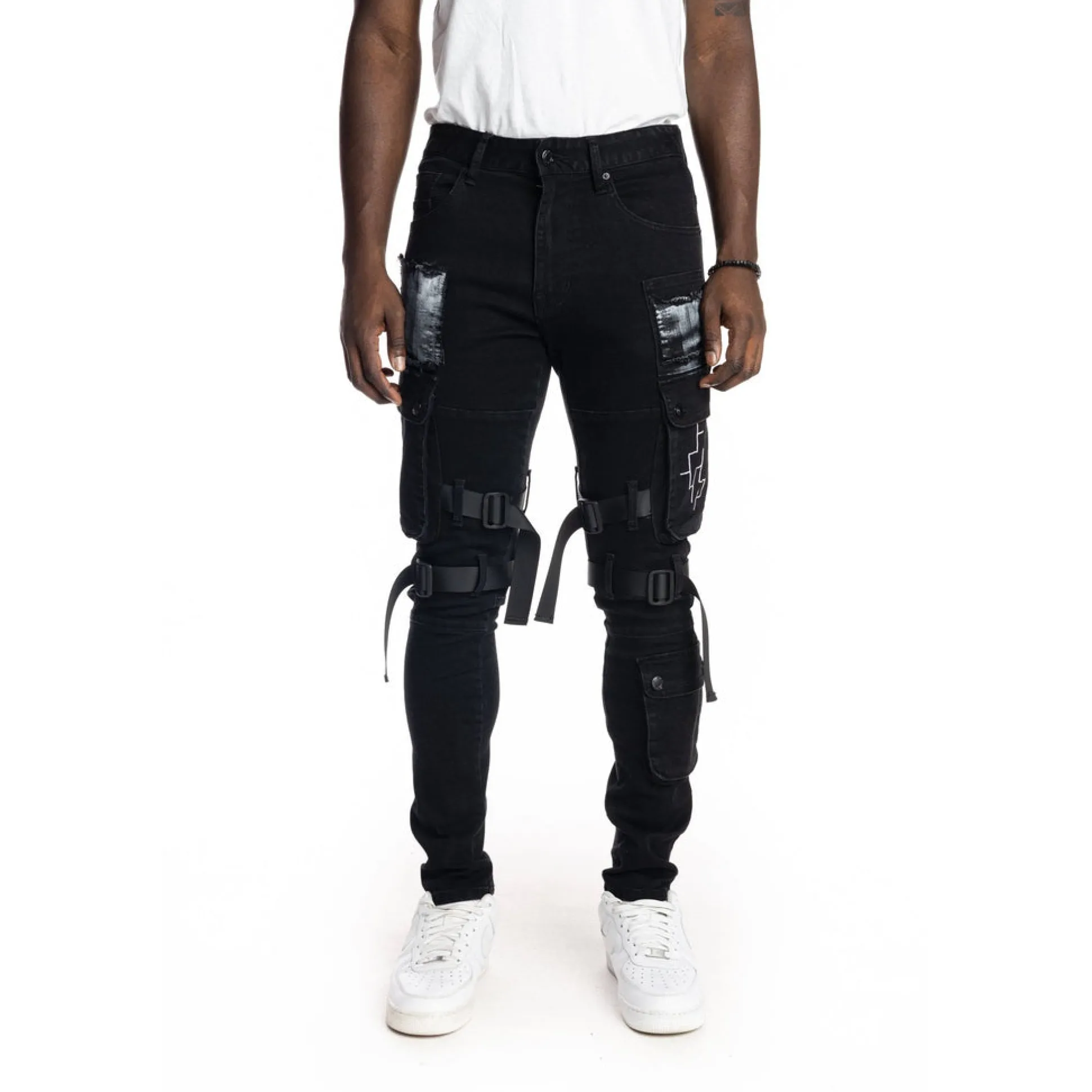 Multipocket Twill Fashion Utility Pants