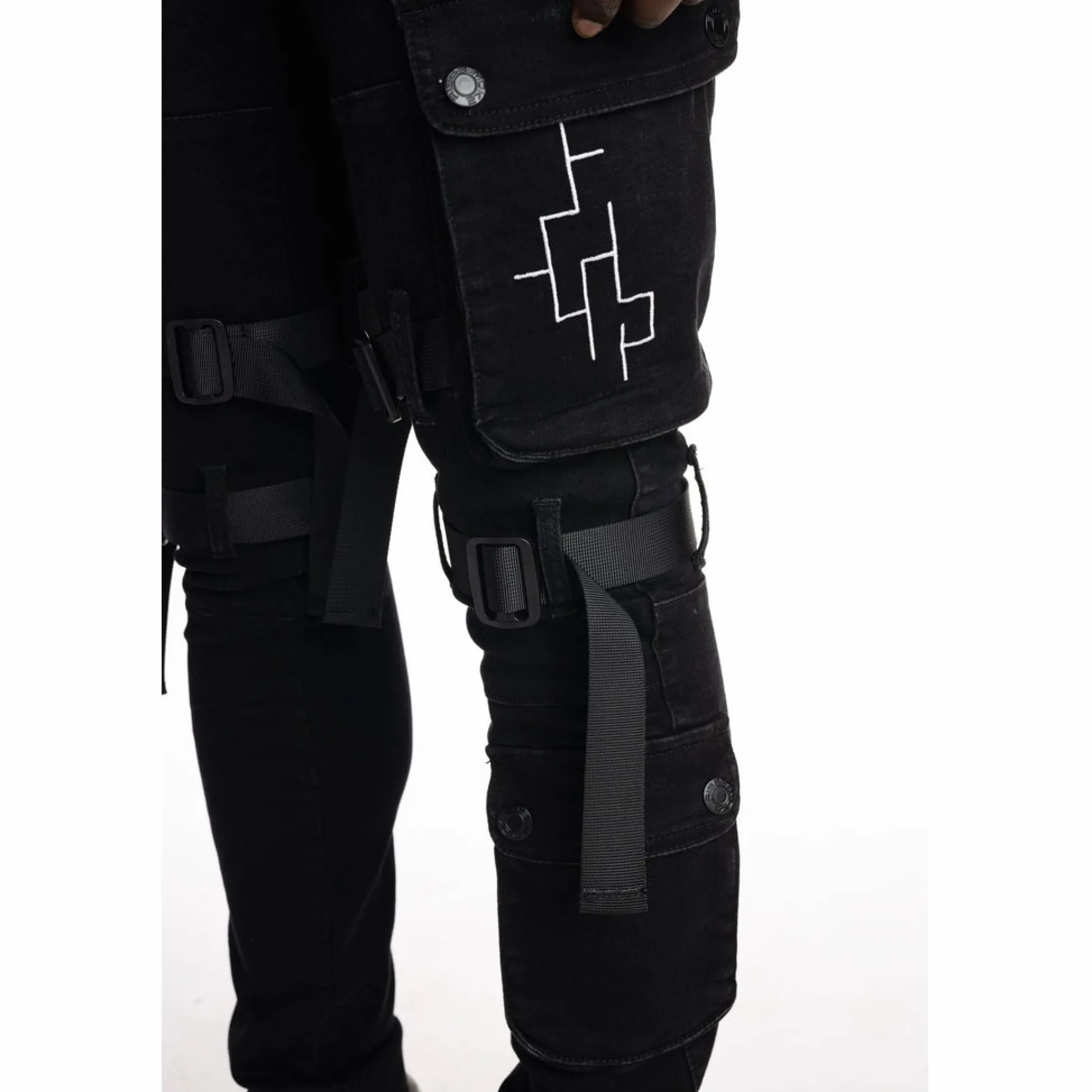 Multipocket Twill Fashion Utility Pants
