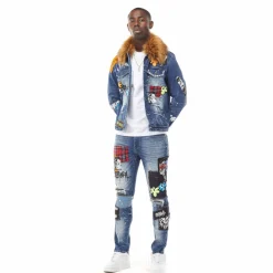 Patch Fashion Jeans