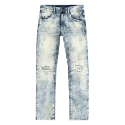 Patch Washed Jeans