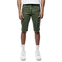 Pigment Dyed Twill Utility Shorts