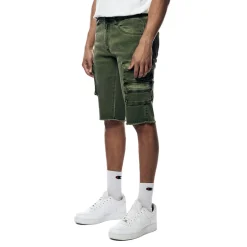 Pigment Dyed Twill Utility Shorts