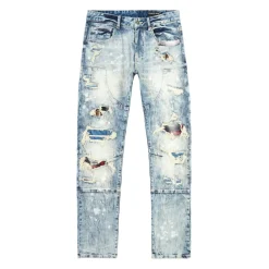 Plaid Backed Workwear Jean