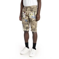 Printed Fashion Twill Cargo Short